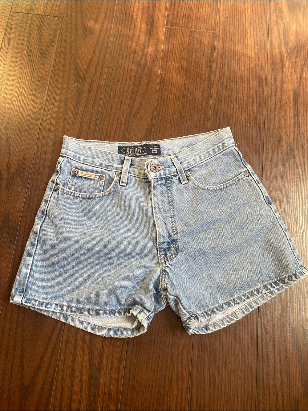 Vintage Bluenotes Denim Shorts Light Wash Relaxed Low Rise 90s